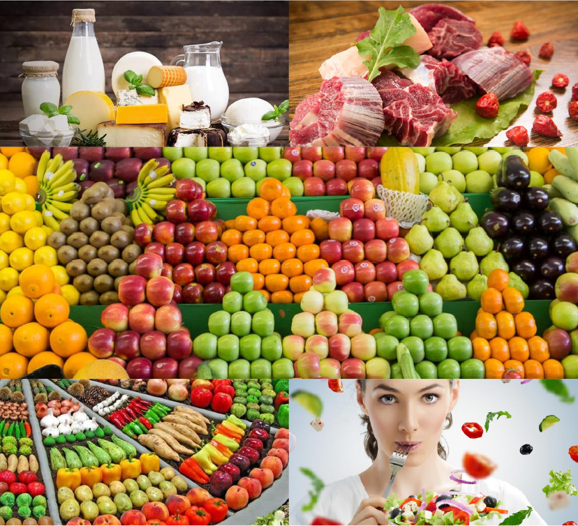 Hands holding fresh vegetables